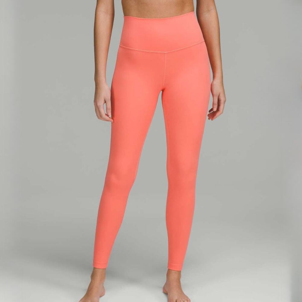 Lululemon Align High Rise Pant 28” Nulu Raspberry Cream Size 8‎ - Picture 5 of 16